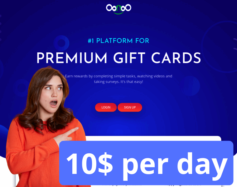 10$ per days with oonoo.website
